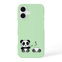 Niedlich Little Pandas auf Green