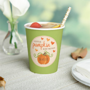 Niedlich Little Pumpkin Baby Dusche Pappbecher