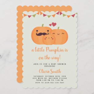 Niedlich Little Pumpkin Baby Dusche Party Einladun Einladung