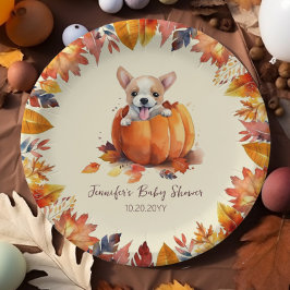 Niedlich Little Pumpkin Baby Dusche Party Pappteller
