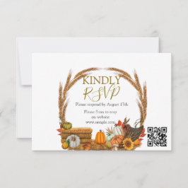 Niedlich Little Pumpkin Fall Baby Dusche Dankeskarte