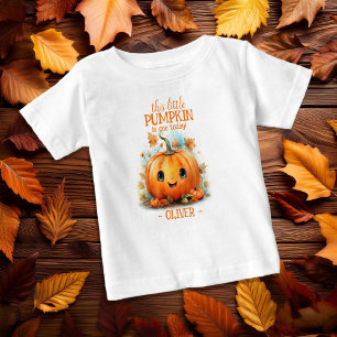 Niedlich Little Pumpkin Geburtstagsparty Baby T-shirt