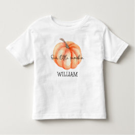 Niedlich Little Pumpkin Watercolor Babydusche Kleinkind T-shirt