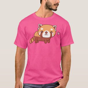 Niedlich Little Red Panda Doodle T-Shirt