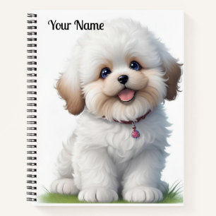 Niedlich Little Shih Tzu Puppy Dog Lover Notizbuch