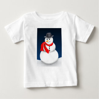 Niedlich Little Snowman Säugling Shirt