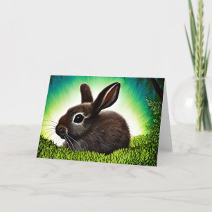 Niedlich Little Storybook Bunny Dankeskarte