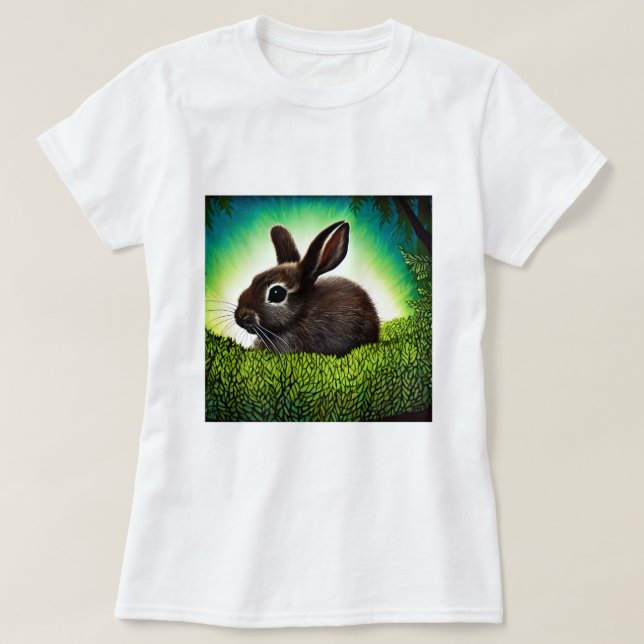 Niedlich Little Storybook Bunny T-Shirt (Design vorne)