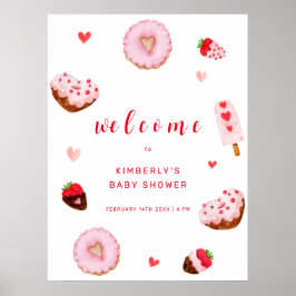 Niedlich Little Sweetheart Donuts Kinderdusche Poster