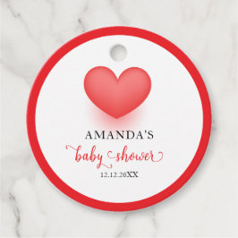 Niedlich Little Sweetheart Valentine Baby Dusche Geschenkanhänger