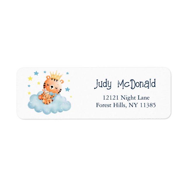 Niedlich Little Tiger Baby Dusche (Vorne)