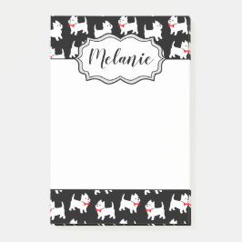 Niedlich Little Westie - West Highland White Terri Post-it Klebezettel