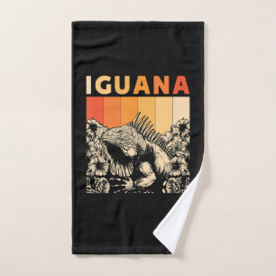 Niedlich Lizard Iguana Reptil Gift Iguana Handtuch