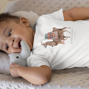 Niedlich Llama Animal Baby Boy Bodysuit Baby Strampler