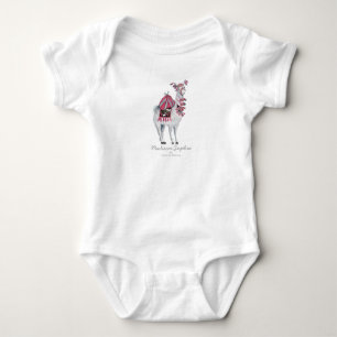 Niedlich Llama Animal Baby Girl Bodysuit Strampler
