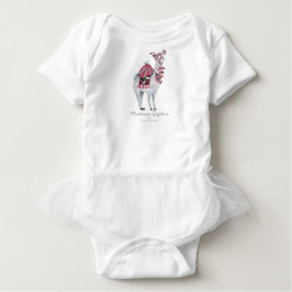 Niedlich Llama Animal | Baby Girl | Bodysuit Strampler
