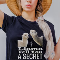 Niedlich Llama Funny Pun Jokes Memes Black