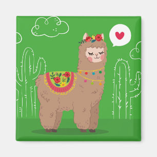 Niedlich Llama Magnet