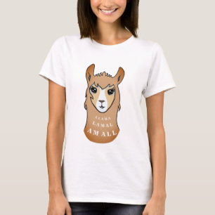 Niedlich Llama Queen T-Shirt
