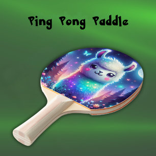 Niedlich Llama / Tiger Holographic   Tischtennis Schläger