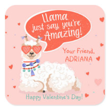 Niedlich Llama Valentine