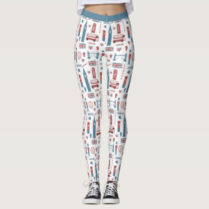 Niedlich London England Big Ben English Flag Yoga Leggings