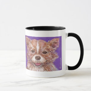 Niedlich Long Hair Chihuahua Tasse