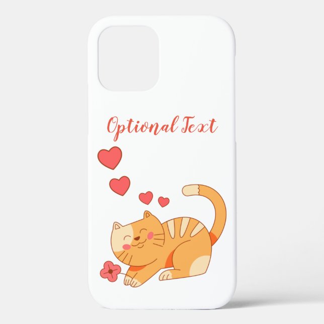 Niedlich Love Orange Tabby Kitten Case-Mate iPhone Hülle (Rückseite)