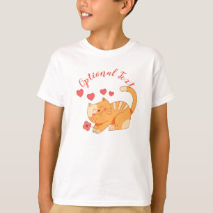 Niedlich Love Orange Tabby Kitten T-Shirt