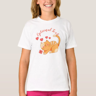Niedlich Love Orange Tabby Kitten T-Shirt