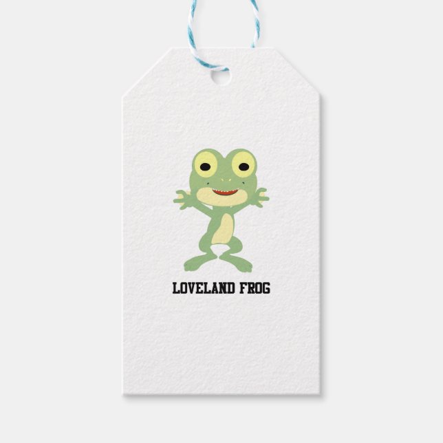 Niedlich Loveland Frog Geschenkanhänger (Vorderseite)