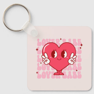 Niedlich Lover Babe Heart Schlüsselanhänger