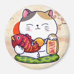 Niedlich Lucky Cat Magnet