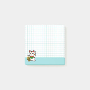 Niedlich Lucky Cat Post-it Klebezettel