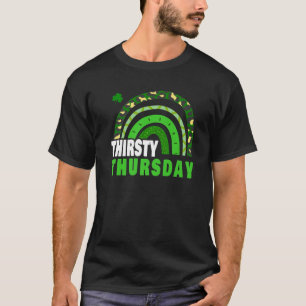 Niedlich Lucky Rainbow Thirsty Donnerstag Happy St T-Shirt