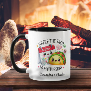 Niedlich & lustig "Taco to My Tuesday" individuell Tasse