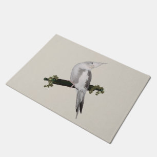 Niedlich Lutino Cockatiel Bird Ivy Perltier Fußmatte