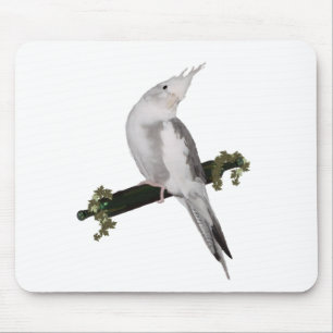 Niedlich Lutino Cockatiel Bird Ivy Perltier Mousepad