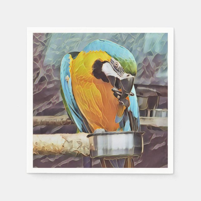 NIEDLICH MACAW SERVIETTE (Vorderseite)