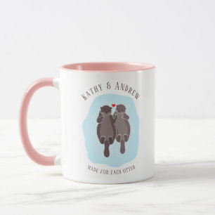 Niedlich Made for each Otter Ihm Ihr romantisches  Tasse