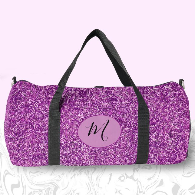 Niedlich Magenta Pink Chic Reise oder Workout groß Duffle Bag (Von Creator hochgeladen)