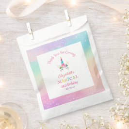 Niedlich Magical Unicorn Geburtstag Vielen Dank fü Geschenktütchen