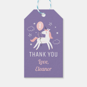 Niedlich Magical Unicorn Geburtstag Vielen Dank Geschenkanhänger