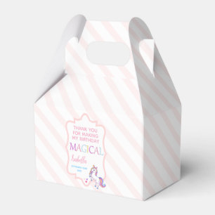 Niedlich Magical Unicorn Pink Vielen Dank Geschenkschachtel