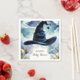 Niedlich Magical Wizard Hat Baby Dusche Serviette