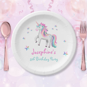 Niedlich Magische Einhorn Kinder Geburtstag Pappteller