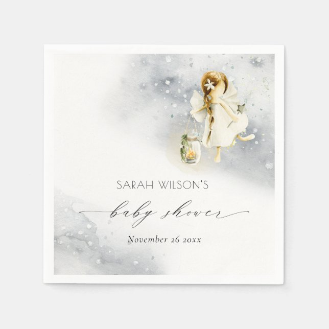 Niedlich Magische Sternencreme-Dusche Serviette (Vorderseite)