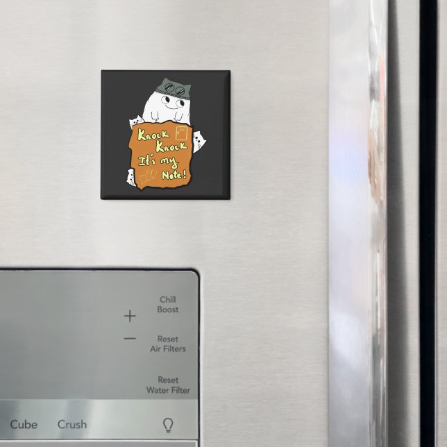 Niedlich Magnet | Knock Knock It's My Note! (In Situ (Kühlschrank))