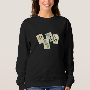 Niedlich Mah Jong Tiles Fun Chinesisches jüdisches Sweatshirt