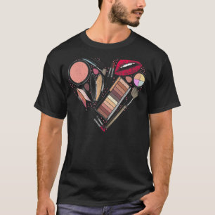 Niedlich Makeup Artist Heart for Cosmetologist Bea T-Shirt